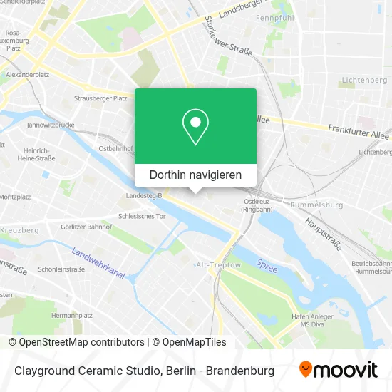 Clayground Ceramic Studio Karte