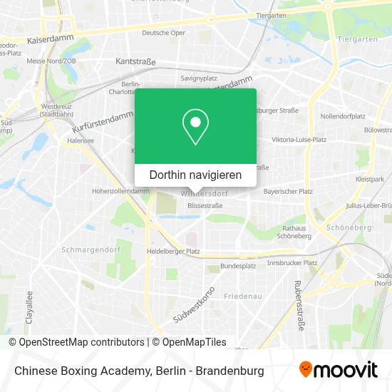 Chinese Boxing Academy Karte