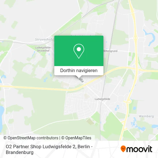 O2 Partner Shop Ludwigsfelde 2 Karte