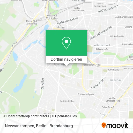 Newvankampen Karte