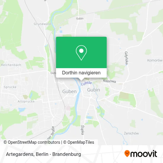 Artegardens Karte