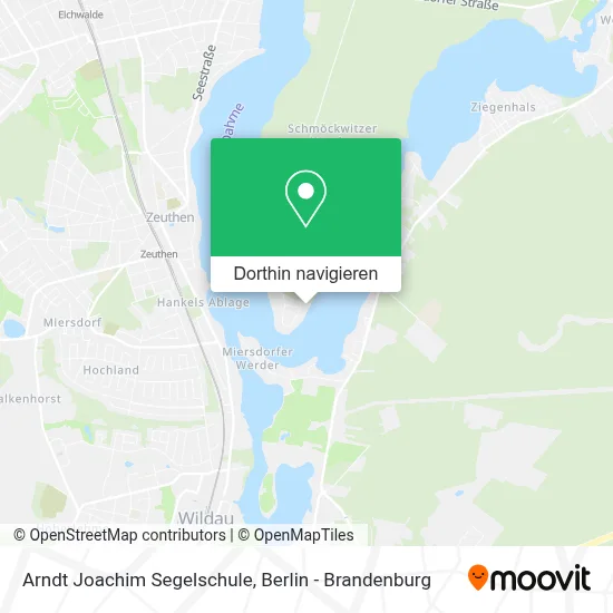 Arndt Joachim Segelschule Karte