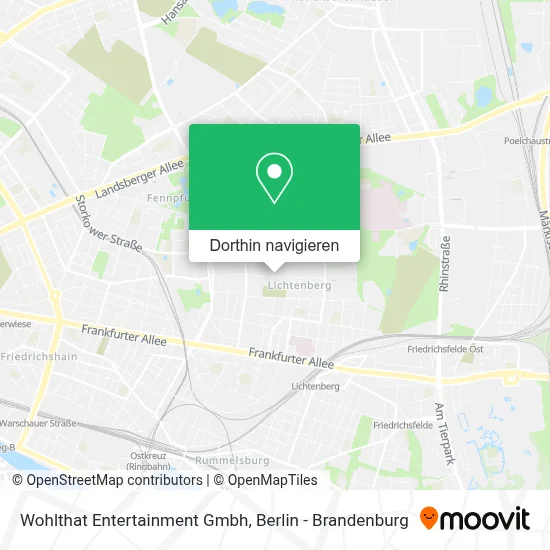 Wohlthat Entertainment Gmbh Karte