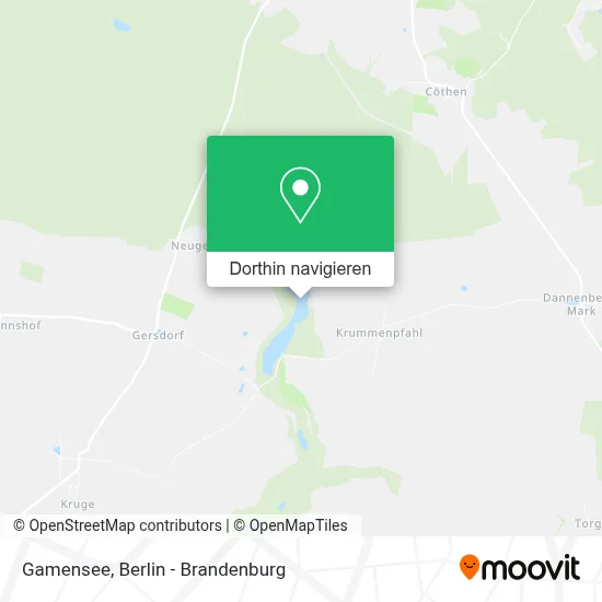 Gamensee Karte