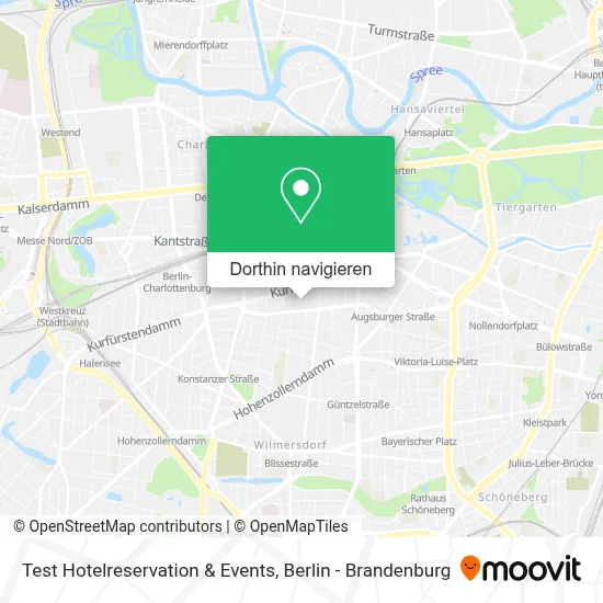 Test Hotelreservation & Events Karte