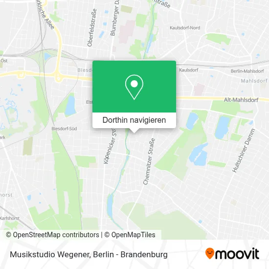 Musikstudio Wegener Karte