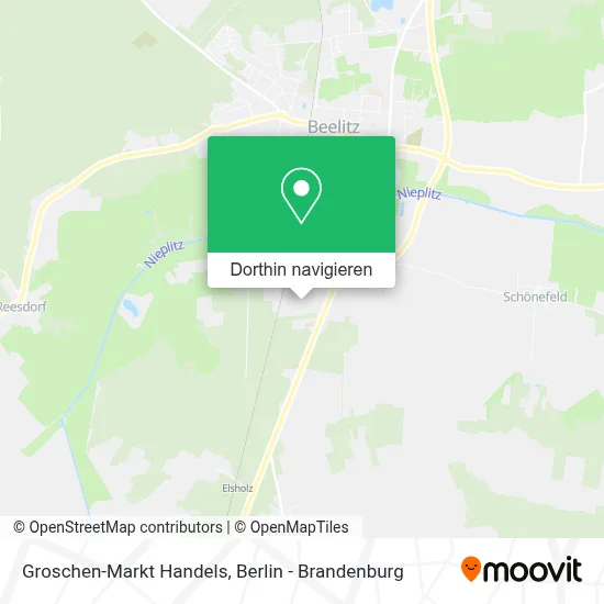Groschen-Markt Handels Karte