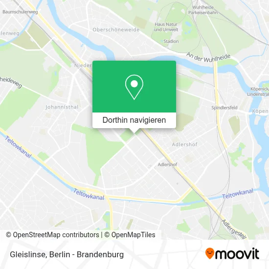 Gleislinse Karte