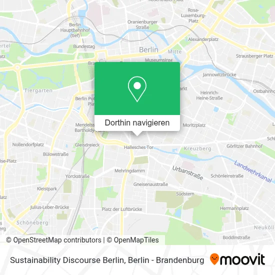 Sustainability Discourse Berlin Karte