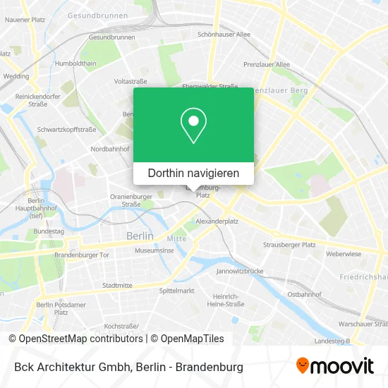Bck Architektur Gmbh Karte