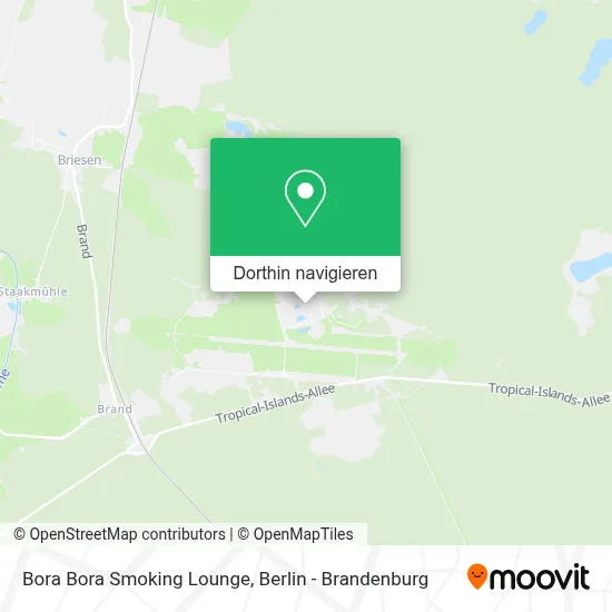 Bora Bora Smoking Lounge Karte