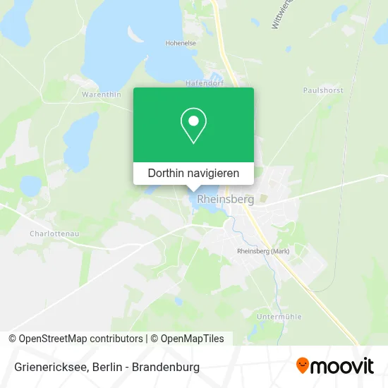 Grienericksee Karte