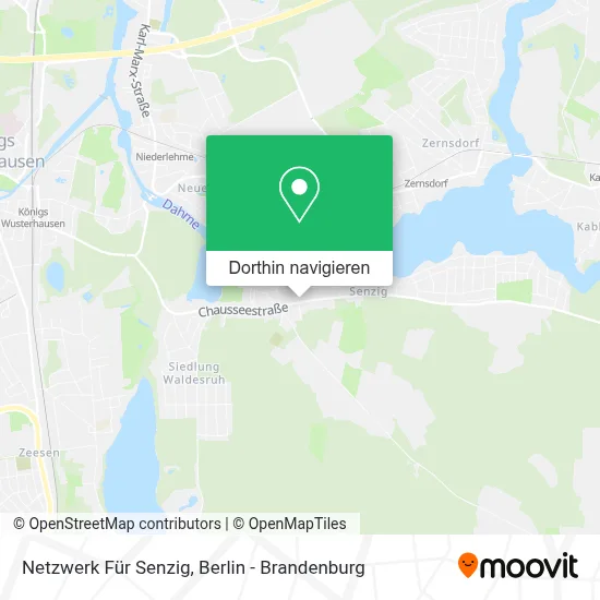 Netzwerk Für Senzig Karte