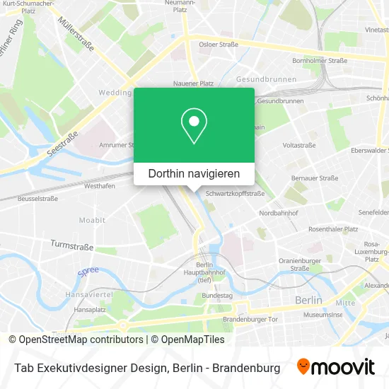Tab Exekutivdesigner Design Karte