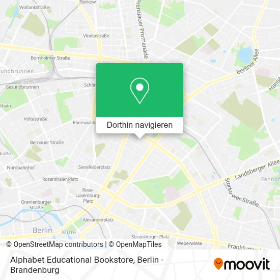 Alphabet Educational Bookstore Karte