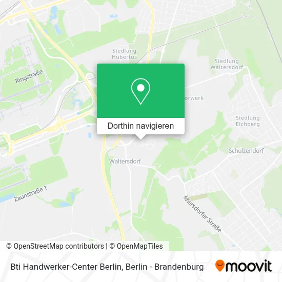 Bti Handwerker-Center Berlin Karte