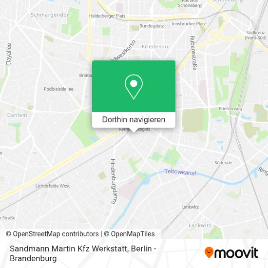 Sandmann Martin Kfz Werkstatt Karte