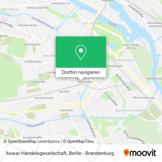 Aswar Handelsgesellschaft Karte
