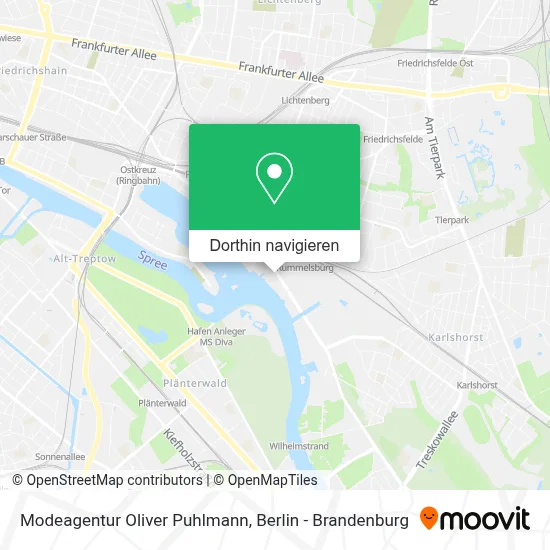 Modeagentur Oliver Puhlmann Karte