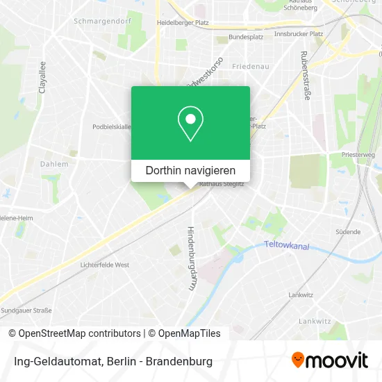 Ing-Geldautomat Karte