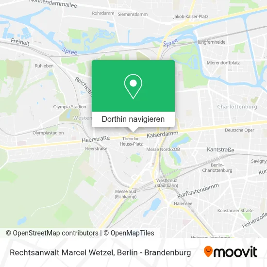 Rechtsanwalt Marcel Wetzel Karte