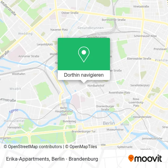 Erika-Appartments Karte