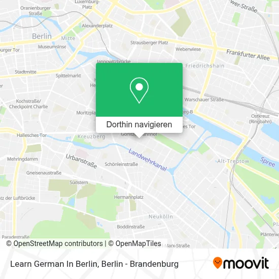 Learn German In Berlin Karte