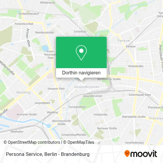 Persona Service Karte