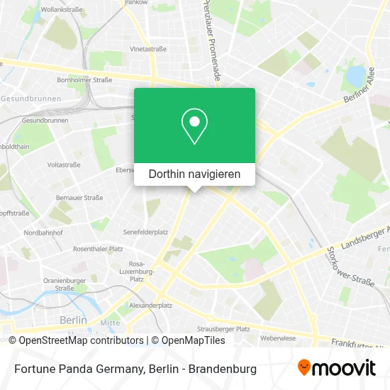 Fortune Panda Germany Karte