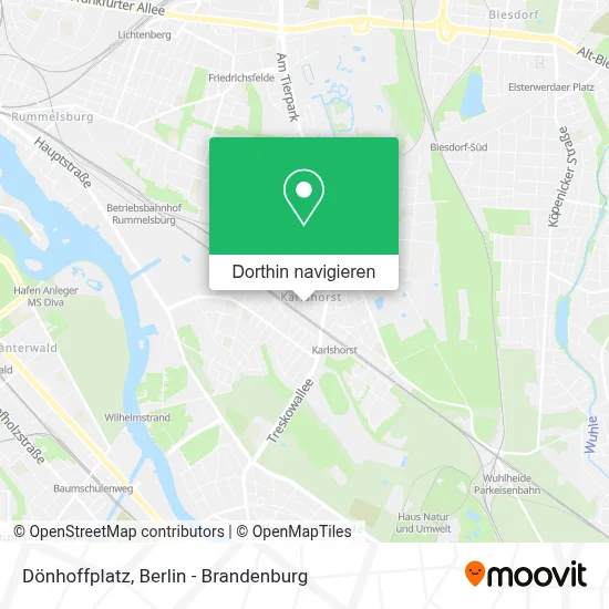 Dönhoffplatz Karte
