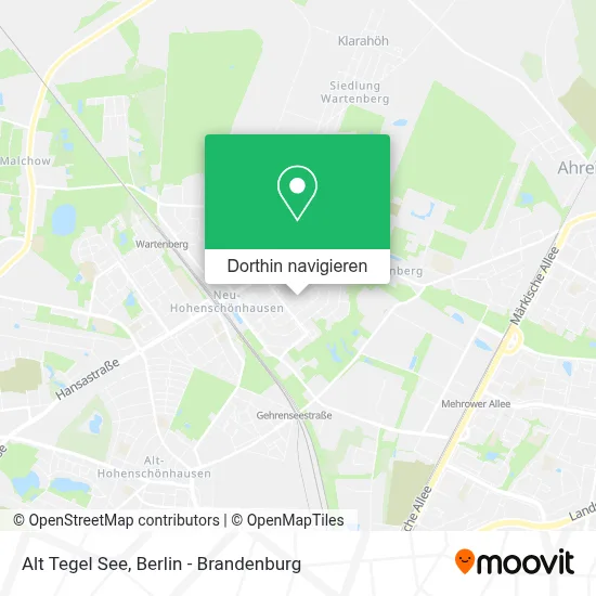 Alt Tegel See Karte
