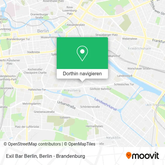 Exil Bar Berlin Karte