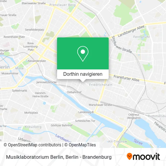 Musiklaboratorium Berlin Karte