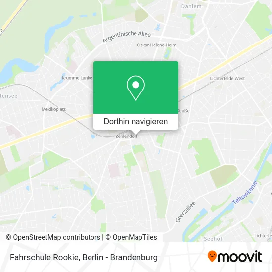 Fahrschule Rookie Karte