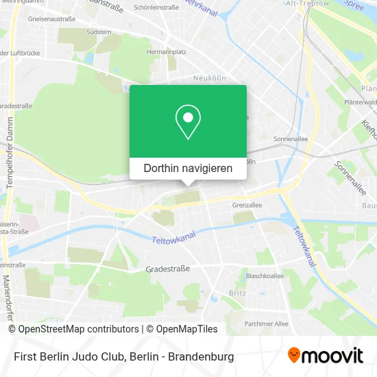 First Berlin Judo Club Karte