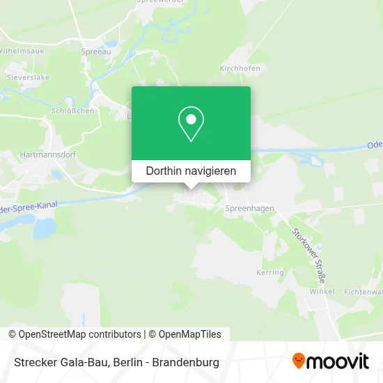 Strecker Gala-Bau Karte
