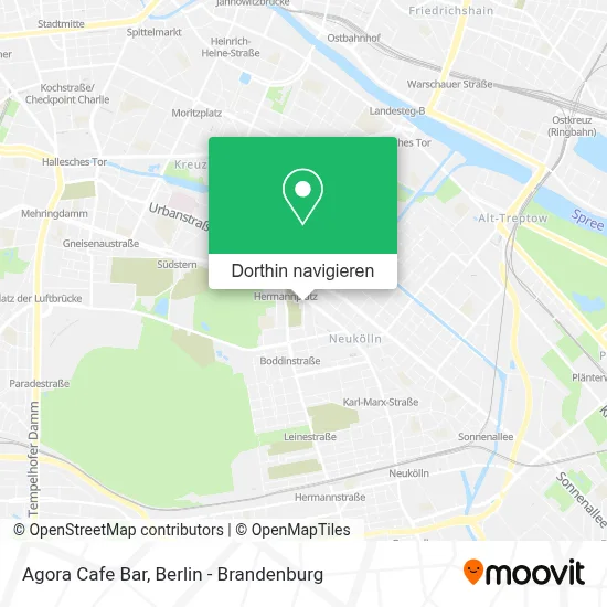 Agora  Cafe Bar Karte