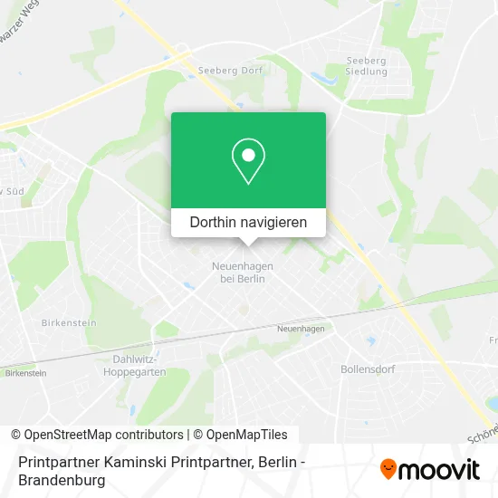 Printpartner Kaminski Printpartner Karte