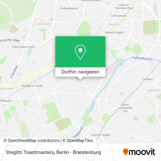 Steglitz Toastmasters Karte