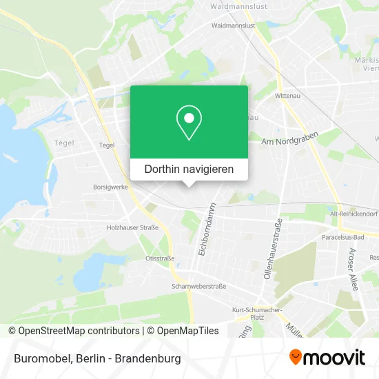 Buromobel Karte