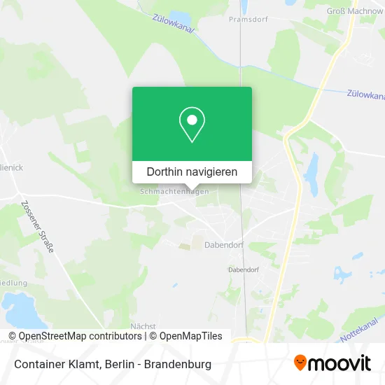 Container Klamt Karte