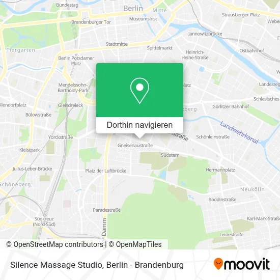 Silence Massage Studio Karte