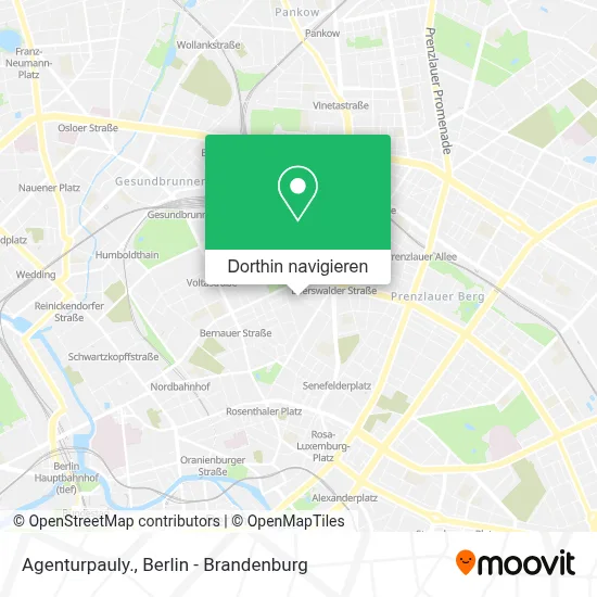 Agenturpauly. Karte