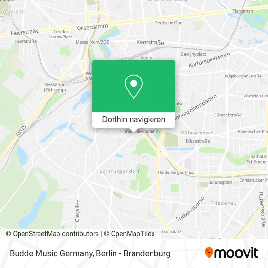 Budde Music Germany Karte