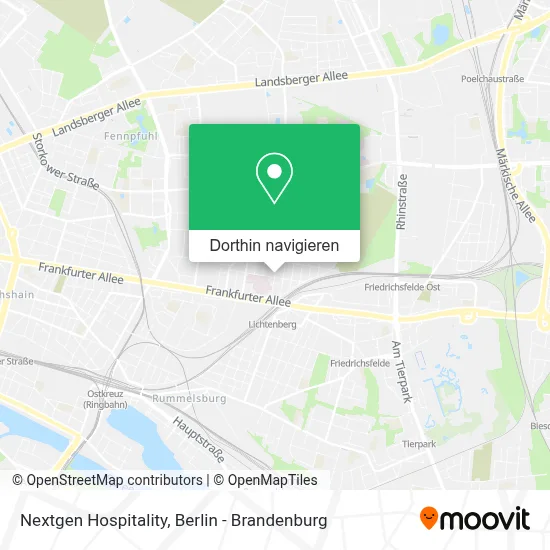 Nextgen Hospitality Karte