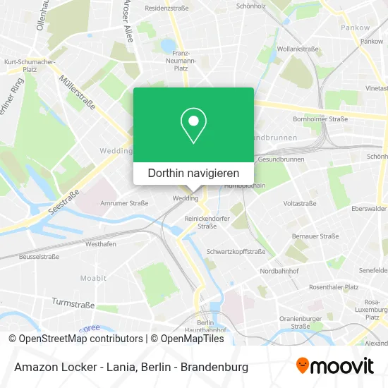 Amazon Locker - Lania Karte