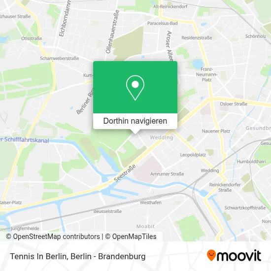 Tennis In Berlin Karte