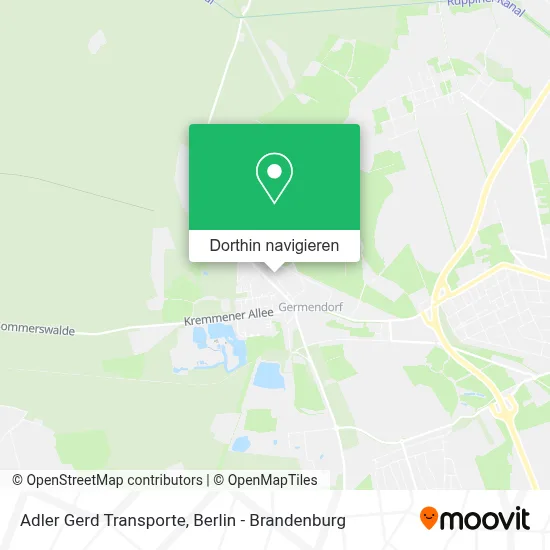 Adler Gerd Transporte Karte