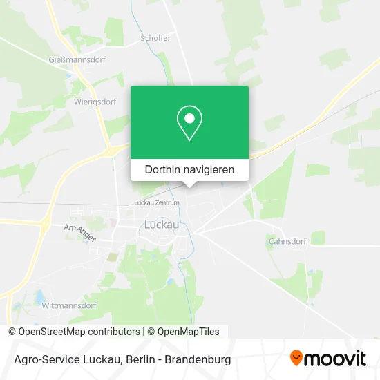Agro-Service Luckau Karte
