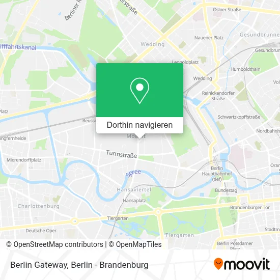 Berlin Gateway Karte